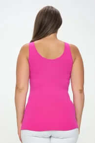 ROSE VIOLET Buttery Soft Reversible Seamless Tank - Stylish and Comfortable Women's Fashion Top