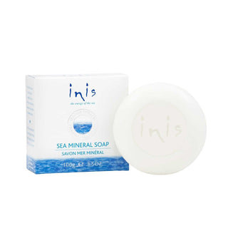 Inis Sea Mineral Soap in eco-friendly packaging with coastal fragrance, providing refreshing and nourishing skincare benefits.