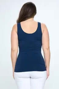 NAVY Buttery Soft Reversible Seamless Tank Top for Women - Comfortable, Stylish, Versatile Wear