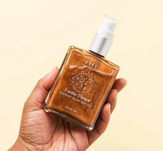 FHF Lustre Drench® Instant Glow Dry Oil - Nourishing Skincare for a Radiant Shine in a Sleek, Elegant Bottle