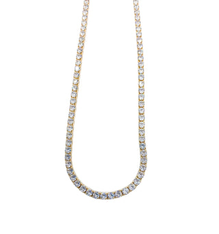 Silver Lauren Kenzie Material Girl Rhinestone Necklace with sparkling stones, delicate design, and lifetime warranty.