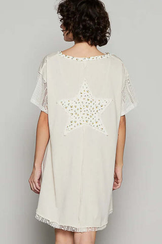 Trendy POL Star High Low Shirt Dress in two colors, perfect for a chic look. Final sale item, limited stock available!