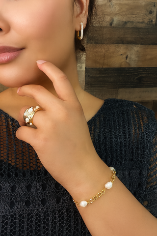 Lauren Kenzie JESSICA PEARL BRACELET