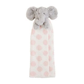 Pink Elephant Musical Cuddle Pal Lovie: Soft, plush comfort toy for babies with soothing lullabies and gentle textures.