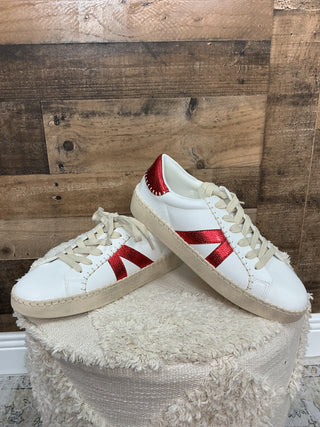 Corkys Friend Zone Sneaker White & Red