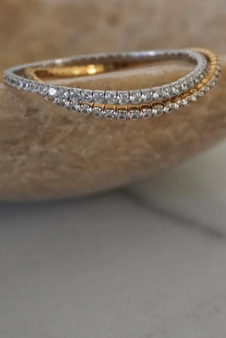 ChanSutt Pearls STRETCHY TENNIS BRACELET