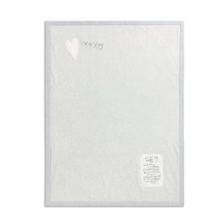 Soft "Bless You Blanket" in sweatshirt material, perfect for comfort and warmth in a stylish cotton design.