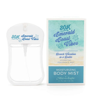 AMI Emerald Coast Mixologie Moisturizing Body Mist - a refreshing blend in a sleek, stylish bottle for lasting hydration.