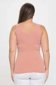Alt text: "Rose Buttery Soft Reversible Seamless Tank – Comfortable and stylish essential for any wardrobe.