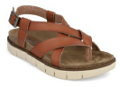 MIA Shoes ELAIN Brown Leather Strappy Sandal – Stylish, comfy gladiator-style footwear for versatile summer fashion.