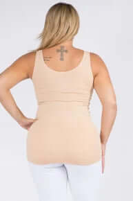 NUDE Buttery Soft Reversible Seamless Tank—versatile comfort in sleek, smooth design, perfect for layering or solo wear.