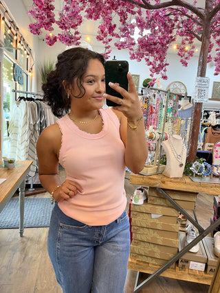 Everyday Edit featuring under-$30 reversible tanks and ribbed knit basics

