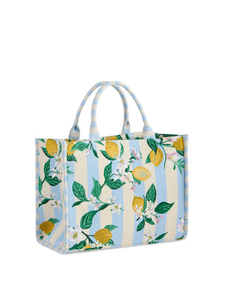 Alternate view of Lemon Stripe Jacquard Tote
