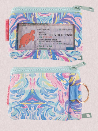 Coastal Watercolor ID Wallet Simply Southern FINAL SALE