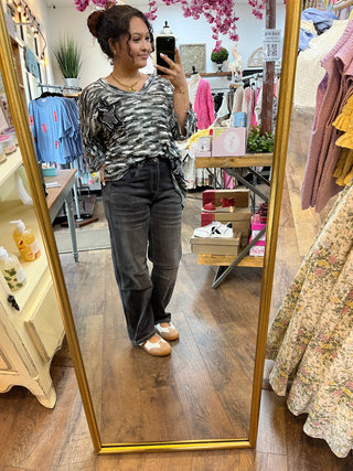 Mica Black Gypsy Fit Jeans