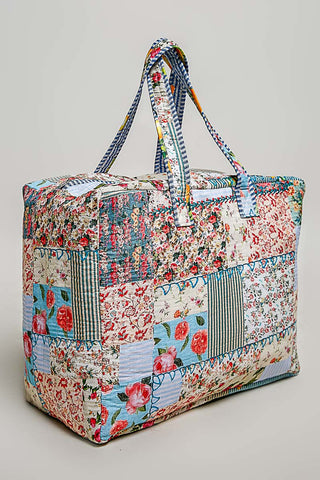 POL Home Grown Patchwork Duffle Tote
