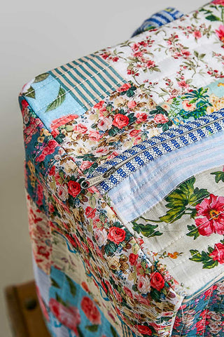 POL Home Grown Patchwork Duffle Tote

