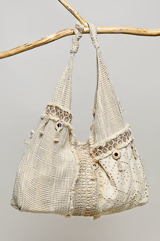 POL Natural Boho Hobo Tote
