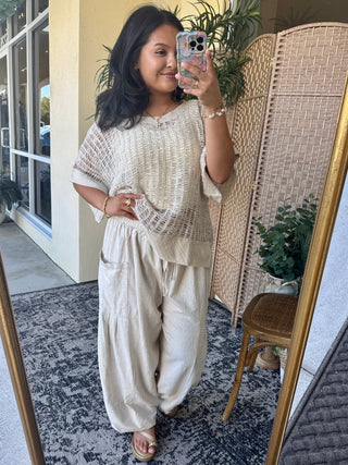 Alternate view of Ciao Bella Natural Wide Leg Pants
