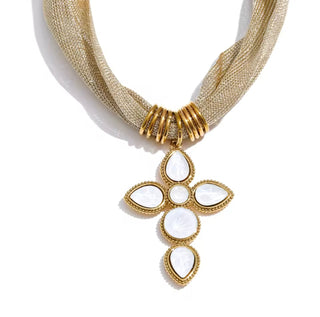 Lauren Kenzie JOLINDA CROSS NECKLACE