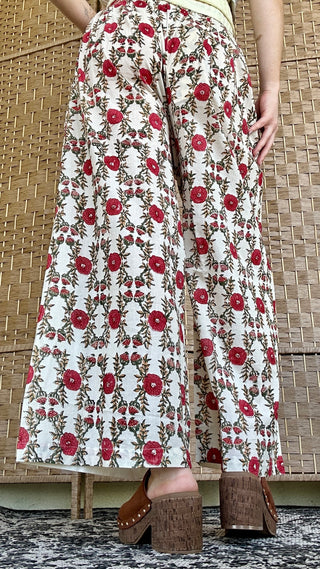 Alternate view of POL Poppy Peony Tie Belt Pant
