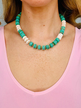 Emerald Coast Beaded Necklace
