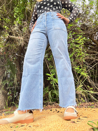 Mica Hip To Be Square High Rise Jeans
