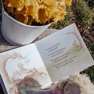 Alternate view of A Pretty Girl Board Book - Blonde Hair

