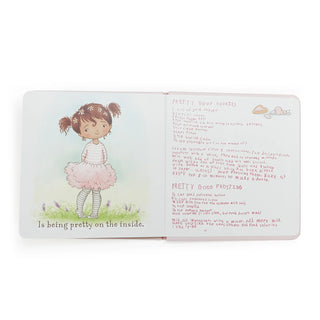 Alternate view of A Pretty Girl Board Book - Brown Hair
