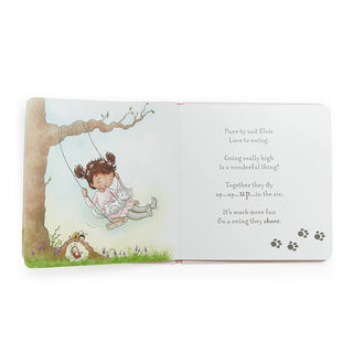 Alternate view of A Pretty Girl Board Book - Brown Hair
