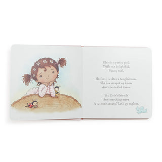 Alternate view of A Pretty Girl Board Book - Brown Hair

