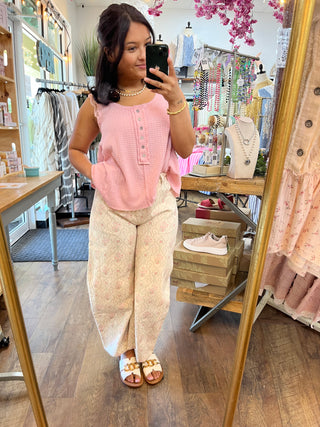 Alternate view of Vintage Baroque Floral Gypsy Fit Pants
