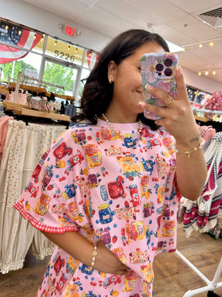 Alternate view of Jam & Honey Pink Short Set
