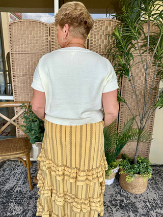 Alternate view of Take Me to the Rodeo Honey Maxi Skirt
