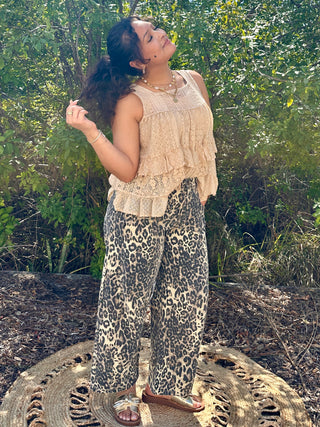 Alternate view of Young Threads Desert Dream Ivory Ruffle Top
