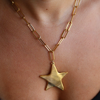 Gold Shooting Star Necklace
