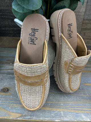 Corkys Raffia Am I Right Mule