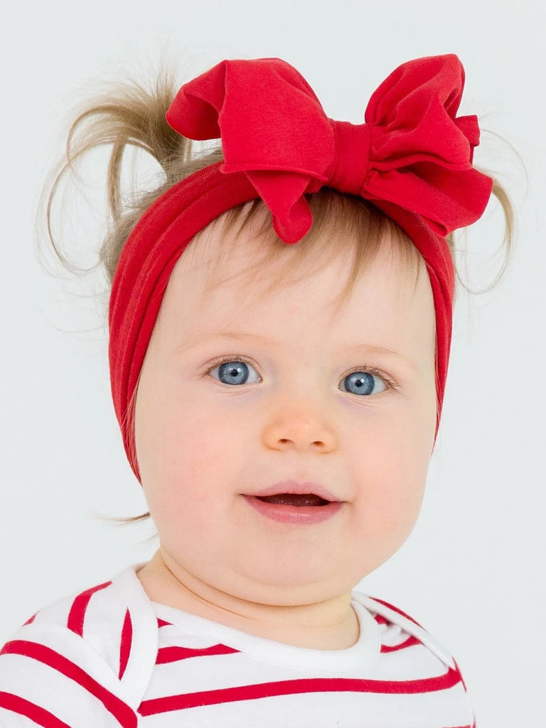 Red Big Bow Headband - The Gypsy Belle Boutique