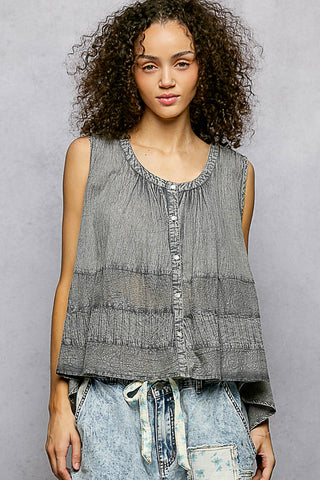POL Gray Boheme Swing Top