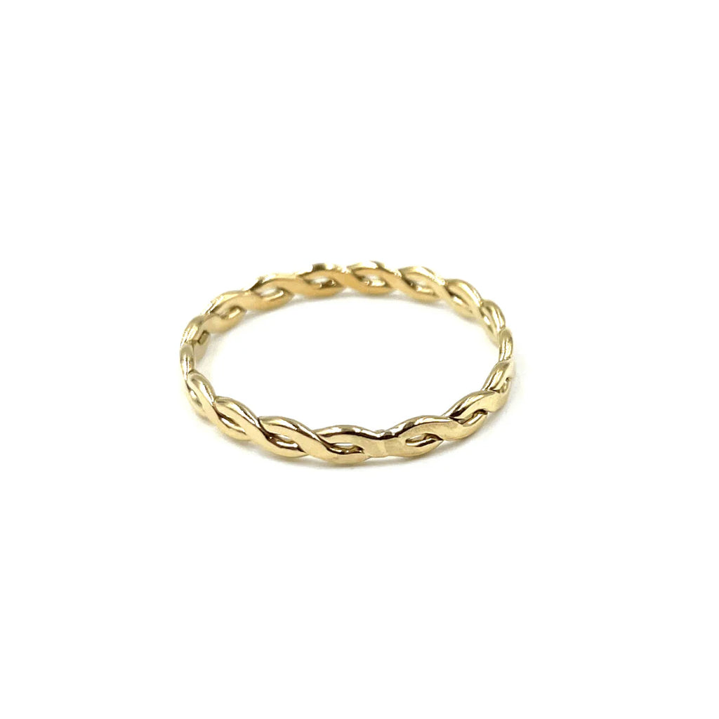 Erin Gray 14K Gold Filled Woven Ring - The Gypsy Belle Boutique