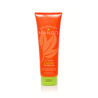 California Mango Extreme Creme tube with orange label and green cap for extra dry skin.
