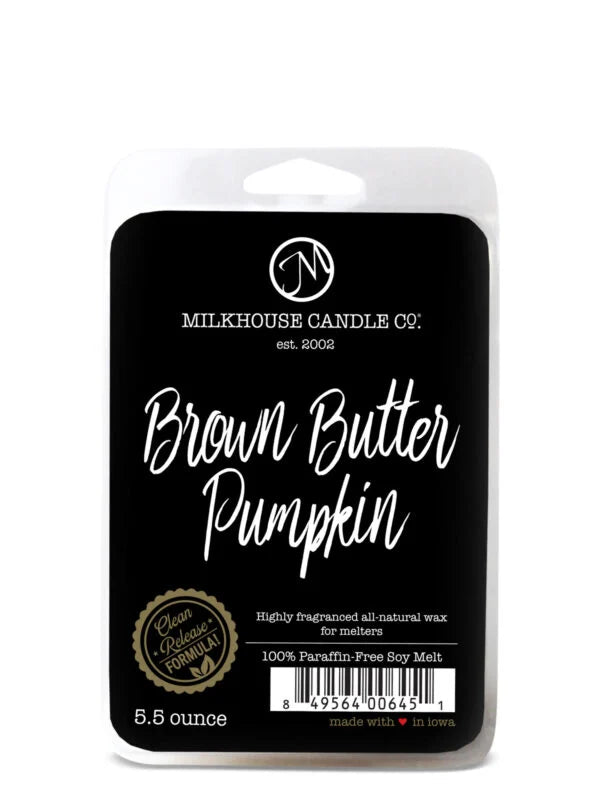 Milkhouse Candles - BROWN BUTTER PUMPKIN Wax Melts - The Gypsy Belle Boutique