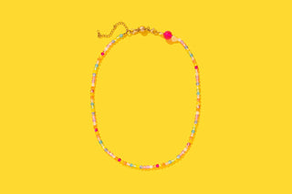 Chloe Confetti Sprinkle Magnetic Closure Necklace