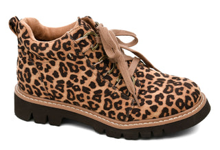 Corkys Campfire Leopard Short Lace Up Bootie