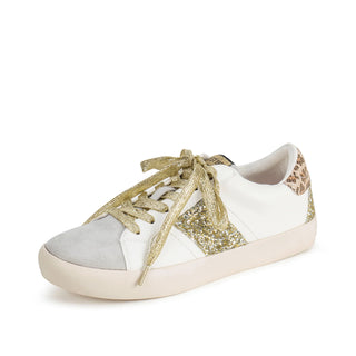 Yellowbox Candice Sneaker Gold Sparkle & White