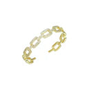 Lauren Kenzie Chain Link Bangle Bracelet