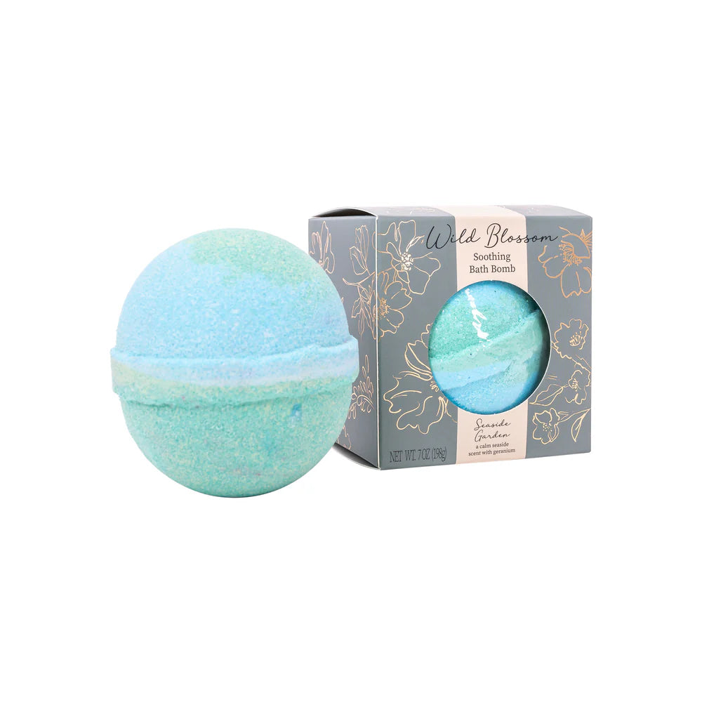 SEASIDE GARDEN Wild Blossom Bath Bomb - The Gypsy Belle Boutique