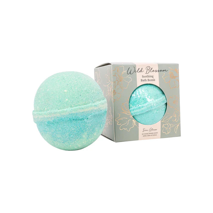 SEA GLASS Wild Blossom Bath Bomb - The Gypsy Belle Boutique