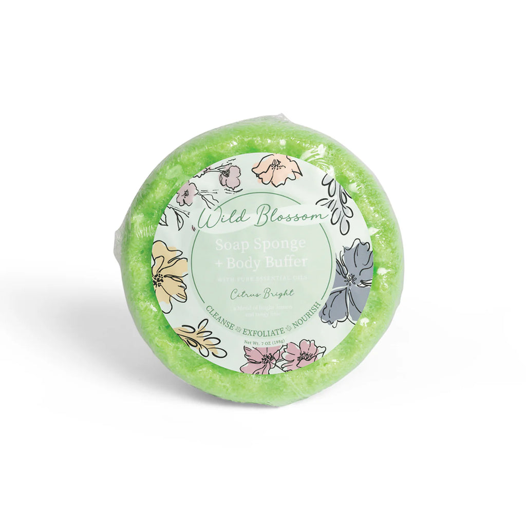 CITRUS BRIGHT Soap Sponge Body Buffer - The Gypsy Belle Boutique