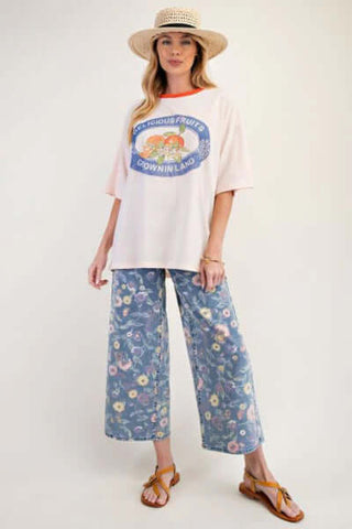 Florida Orange Tees in 2 colors - Final Sale. Casual, vibrant t-shirts perfect for summer vibes.